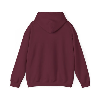 Red Rose Vintage Logo Hoodie — Floral Emblem Pullover for Rose Lovers