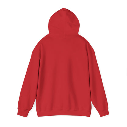 Red Rose Vintage Logo Hoodie — Floral Emblem Pullover for Rose Lovers