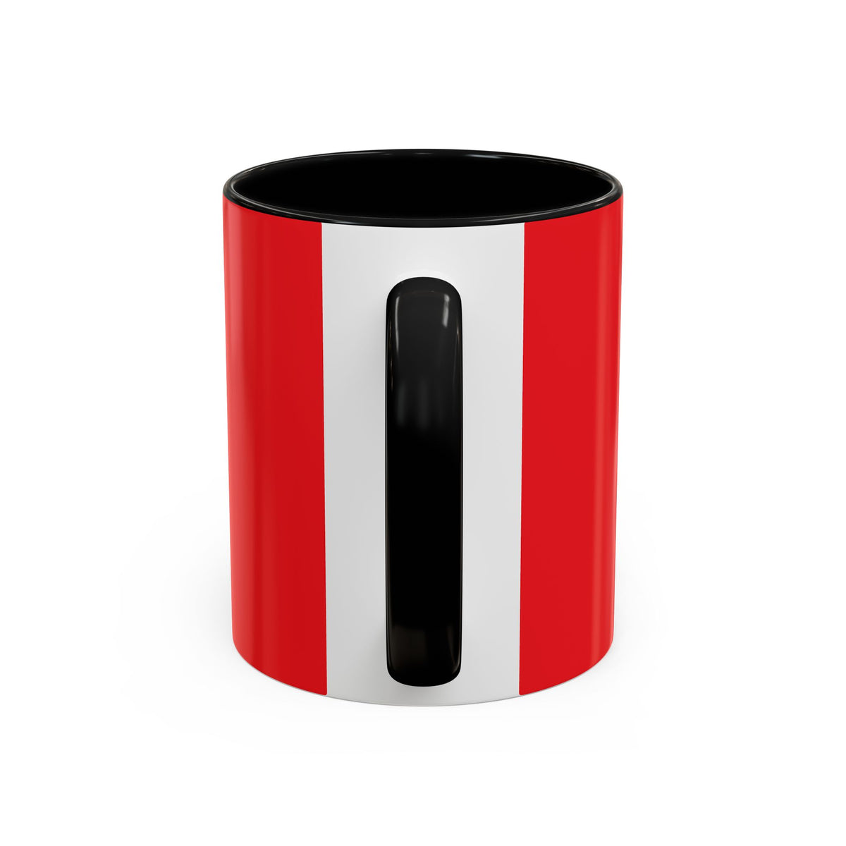 Redd Rose Coffee Mug – Black & Red 11/15oz Accent Mug with Gold Rose Logo