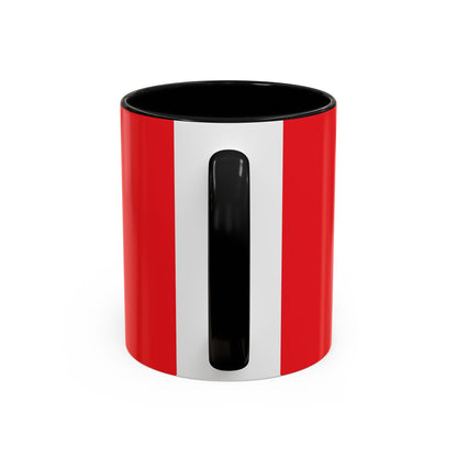 Redd Rose Coffee Mug – Black & Red 11/15oz Accent Mug with Gold Rose Logo