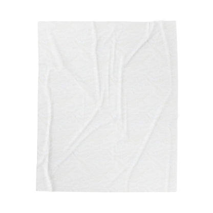 Velveteen Blanket — 'Redd Rose' Gold Emblem Plush Throw (Red Rose Logo)