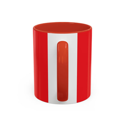 Redd Rose Coffee Mug – Black & Red 11/15oz Accent Mug with Gold Rose Logo